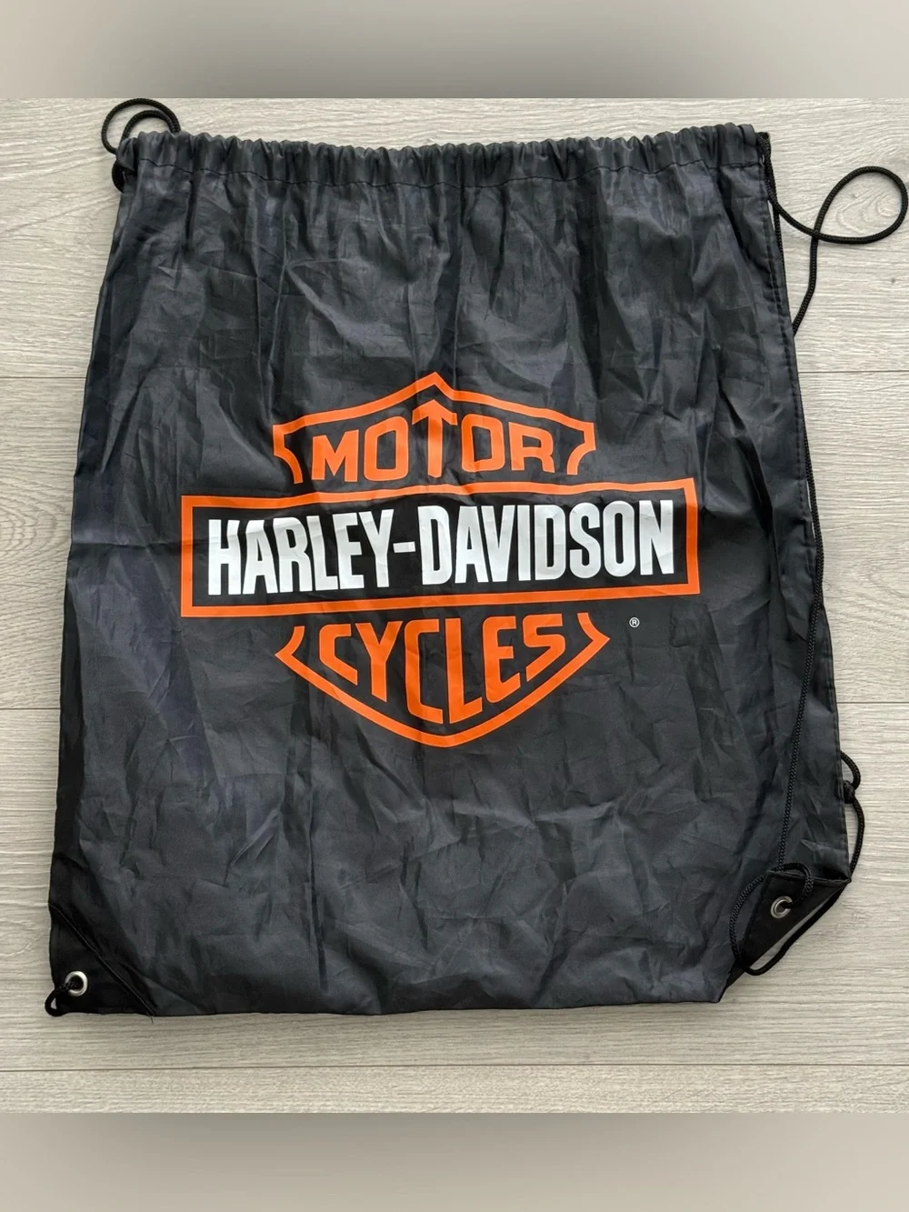 Harley-Davidson Drawstring Back Pack Bag